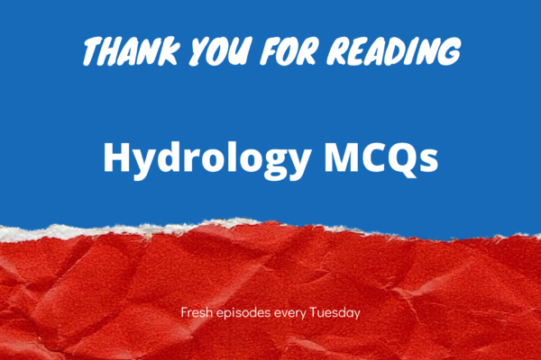 MCQs on Hydrology